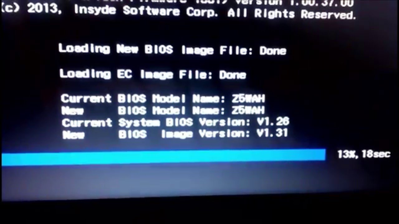 acer bios update for windows 10